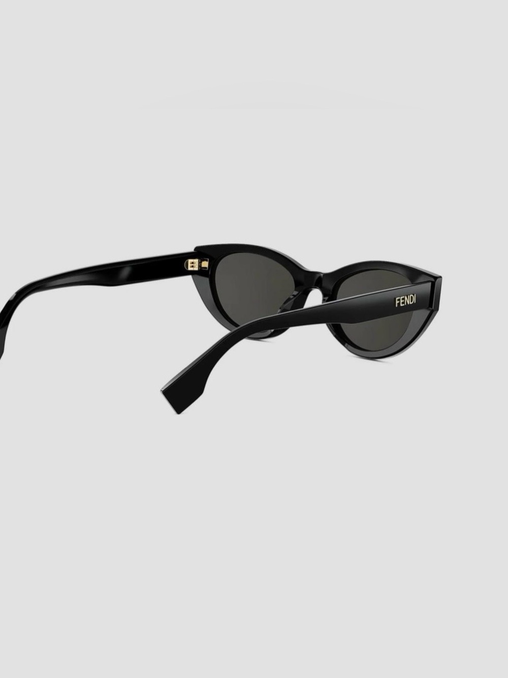 Black Cat-Eye Sunglasses - Black